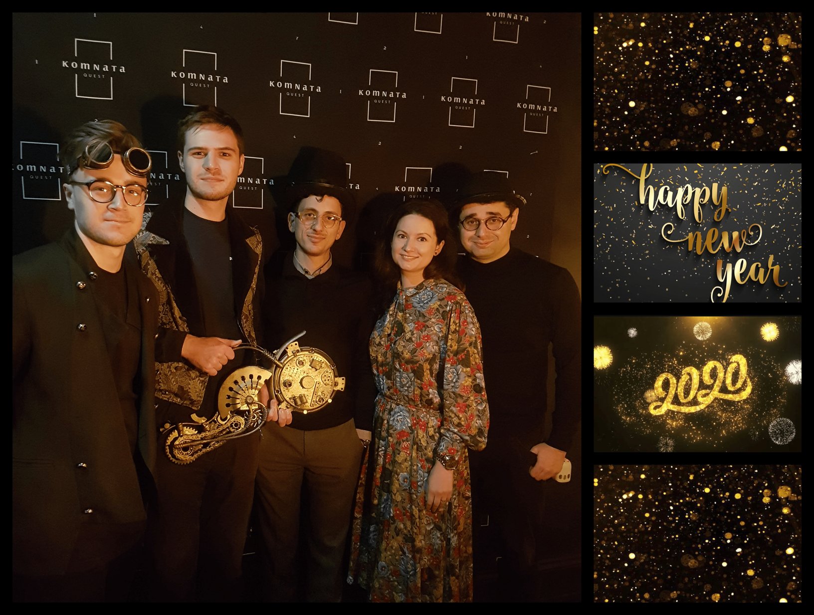 pitchme founders at happy new year 2020 event