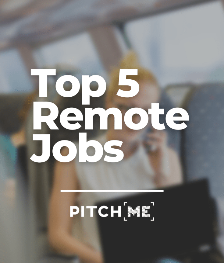 Top 5 remote jobs banner